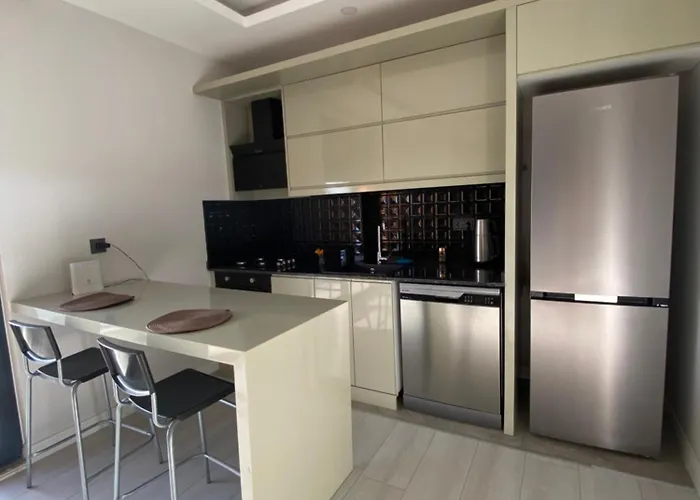 Havalimanina Yakin Havuzlu 1+1 Lux Appartement *